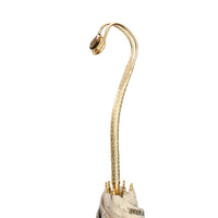 Romantic Umbrella with Jeweled Brass Handle