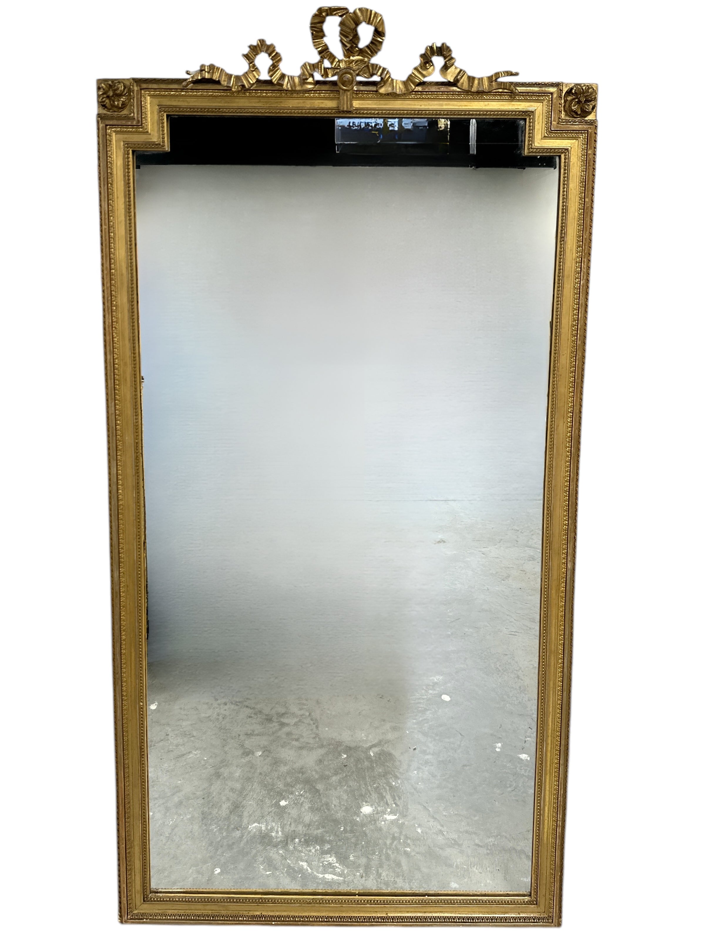 Antique Gold Rectangular Mirror