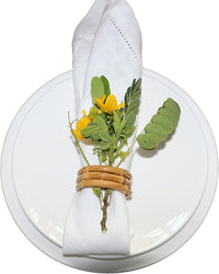 Set of 6 Bamboo Napkin Rings