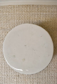 Large Cream Garden Stool