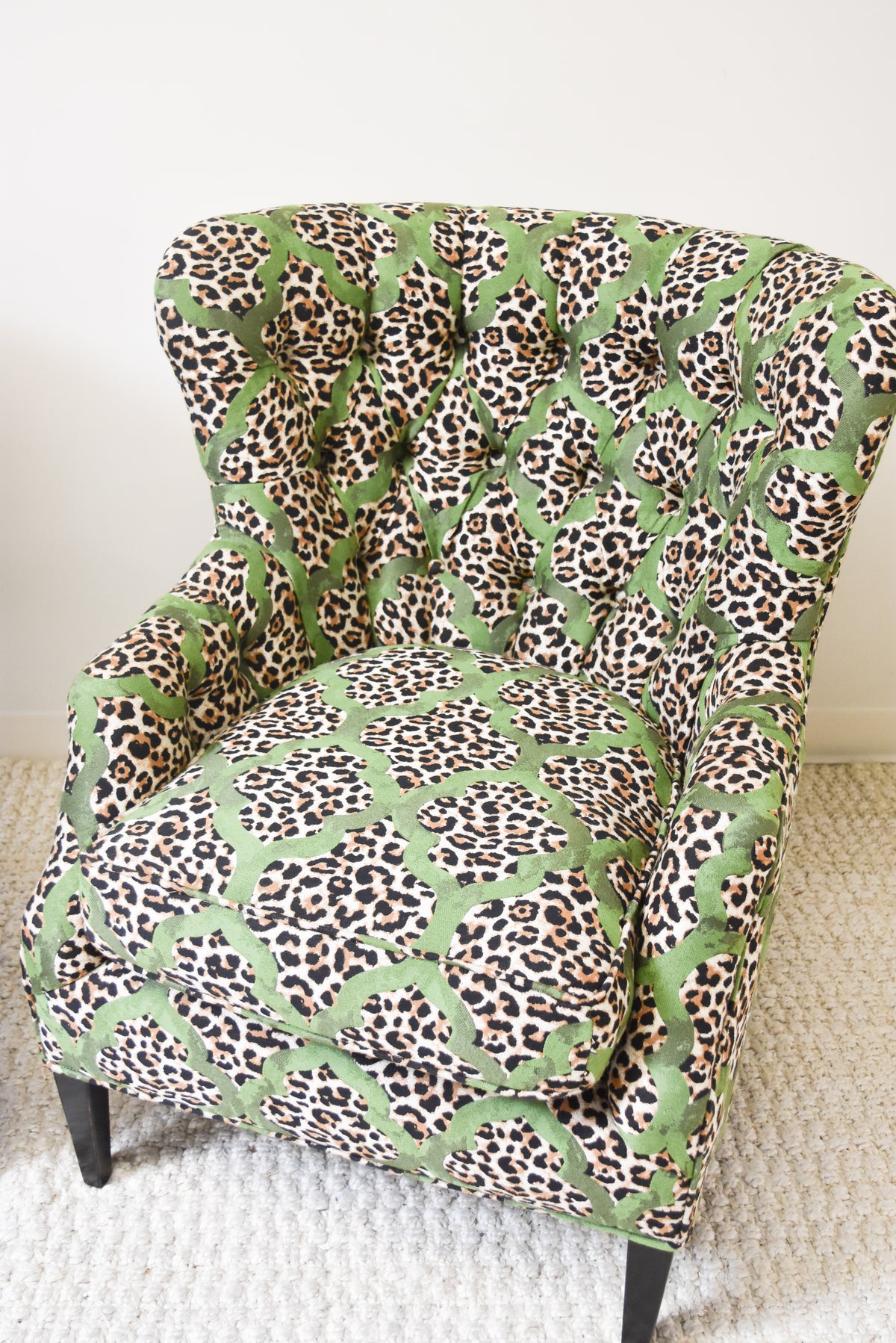 Pair of Leopard Print Chairs