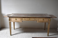 Louis XVI Bleached Desk with Brass Inlays