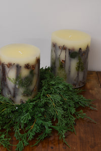 Small Pillar Forest Botanical Candle