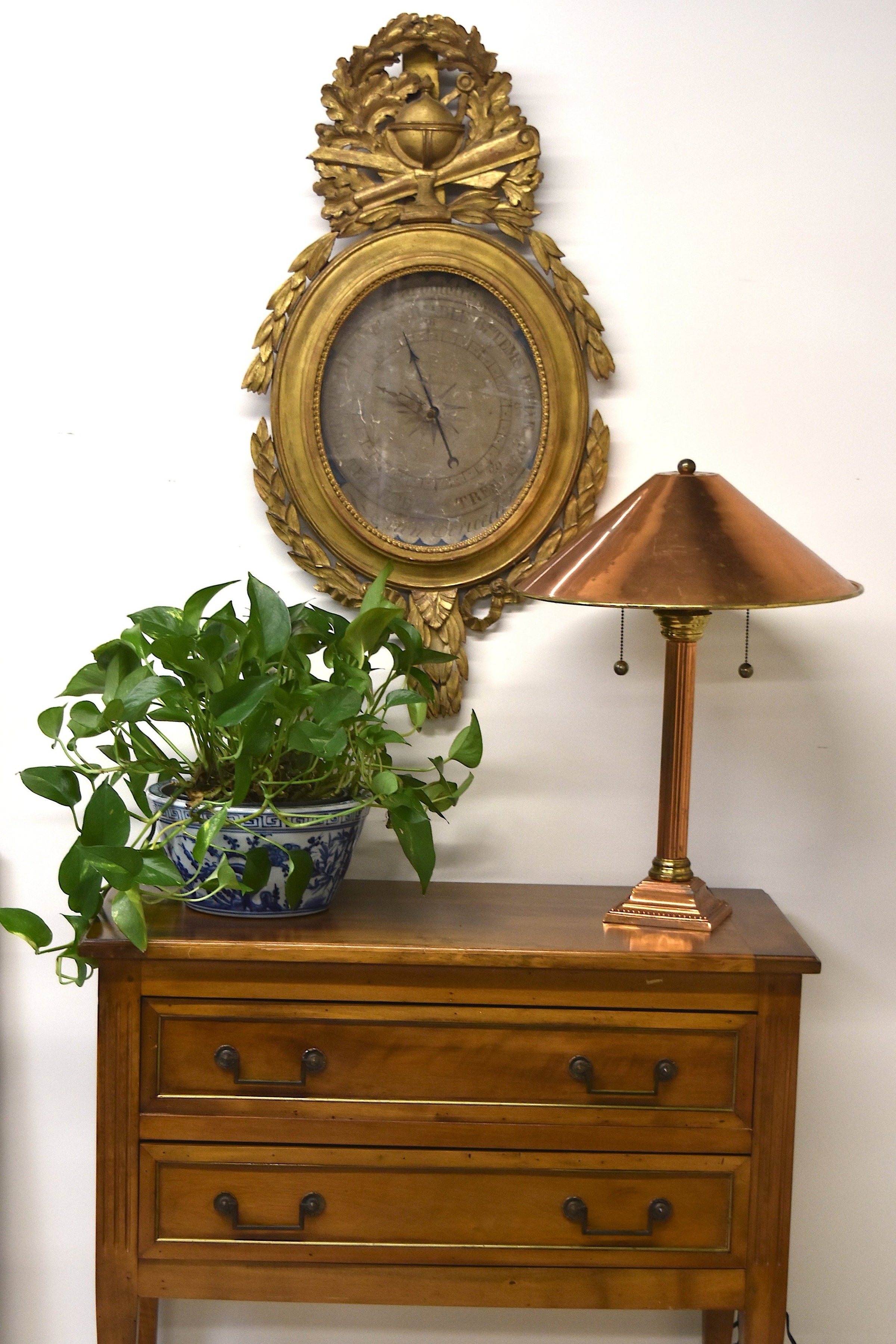 Louis XVI Style French Giltwood Barometer