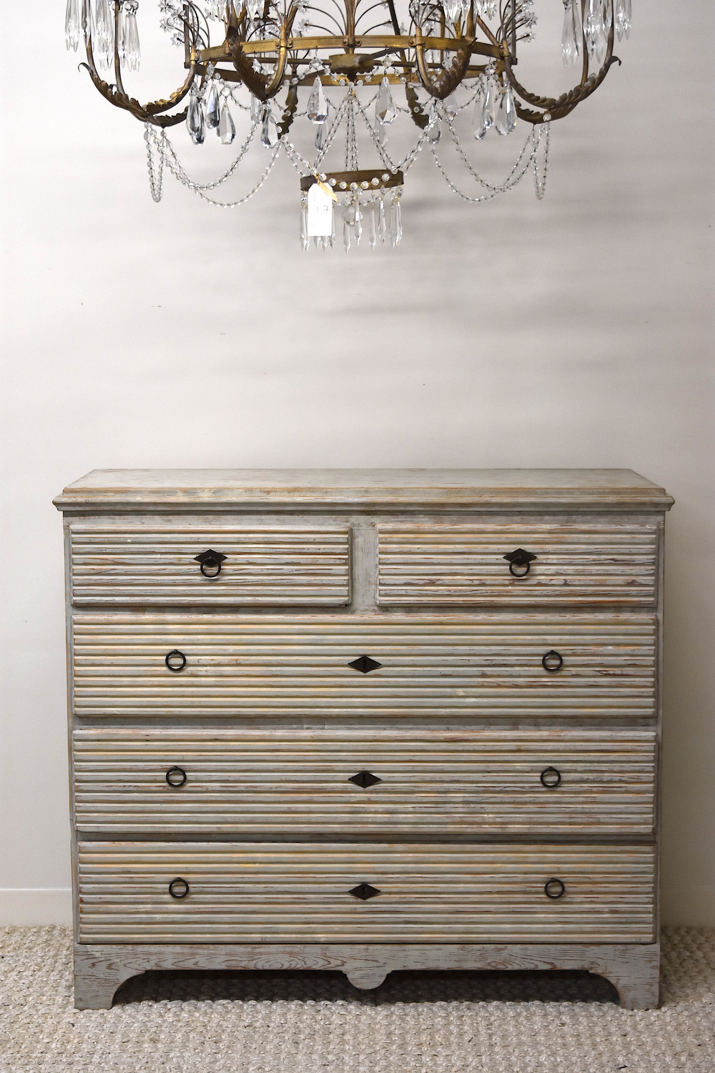 19th Century Painted Swedish Chest