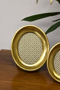 5" Gold Leaf Oval Florentine Frame