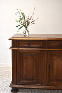 French Walnut Louis XIV Two Door Buffet