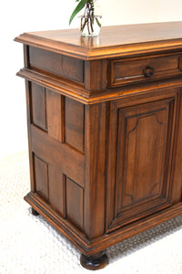 French Walnut Louis XIV Two Door Buffet