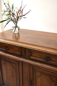French Walnut Louis XIV Two Door Buffet