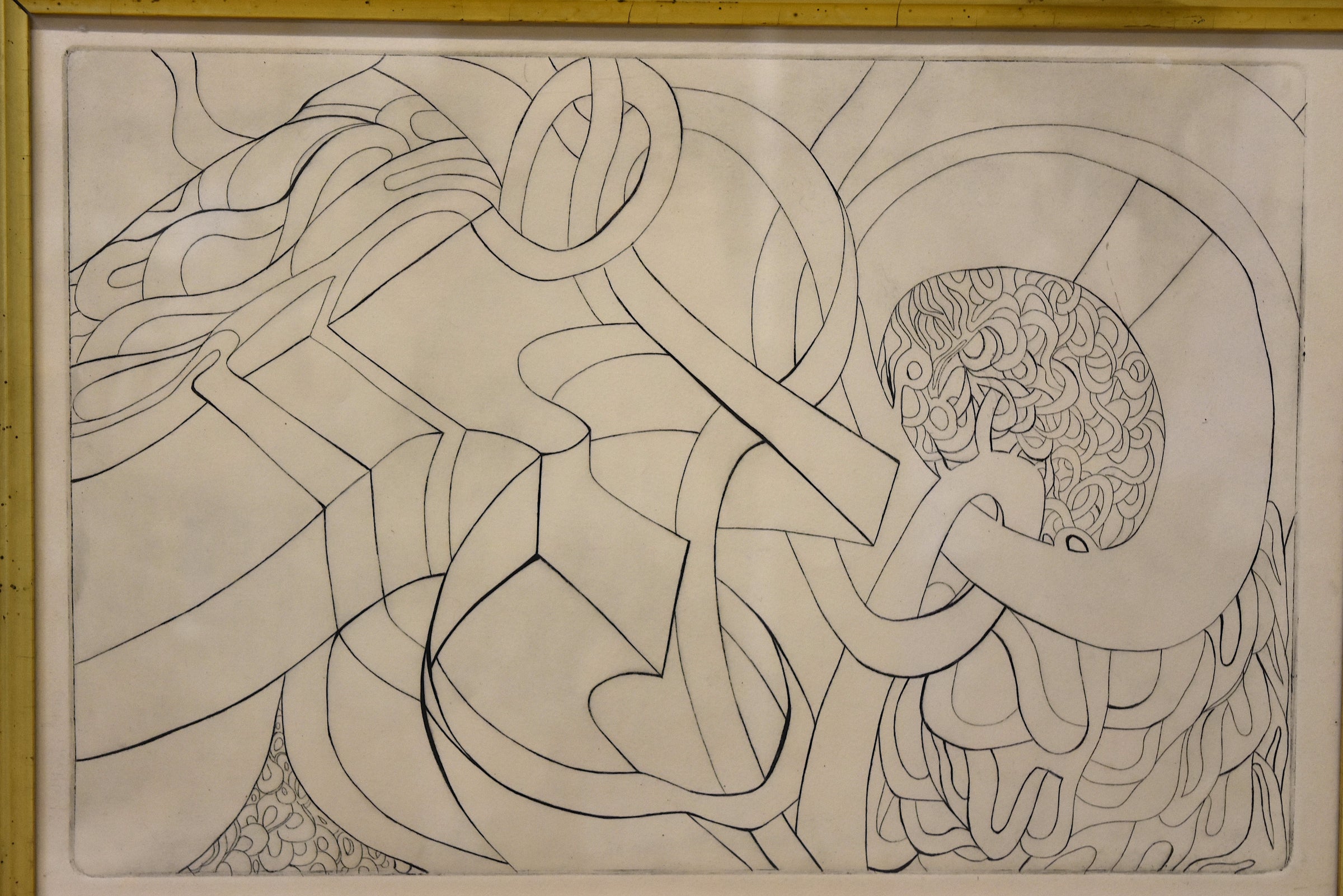 Black and White Abstract Art
