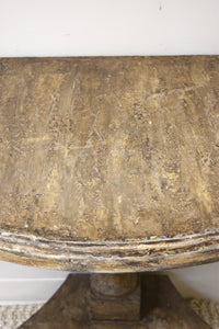 Vintage Painted Demilune
