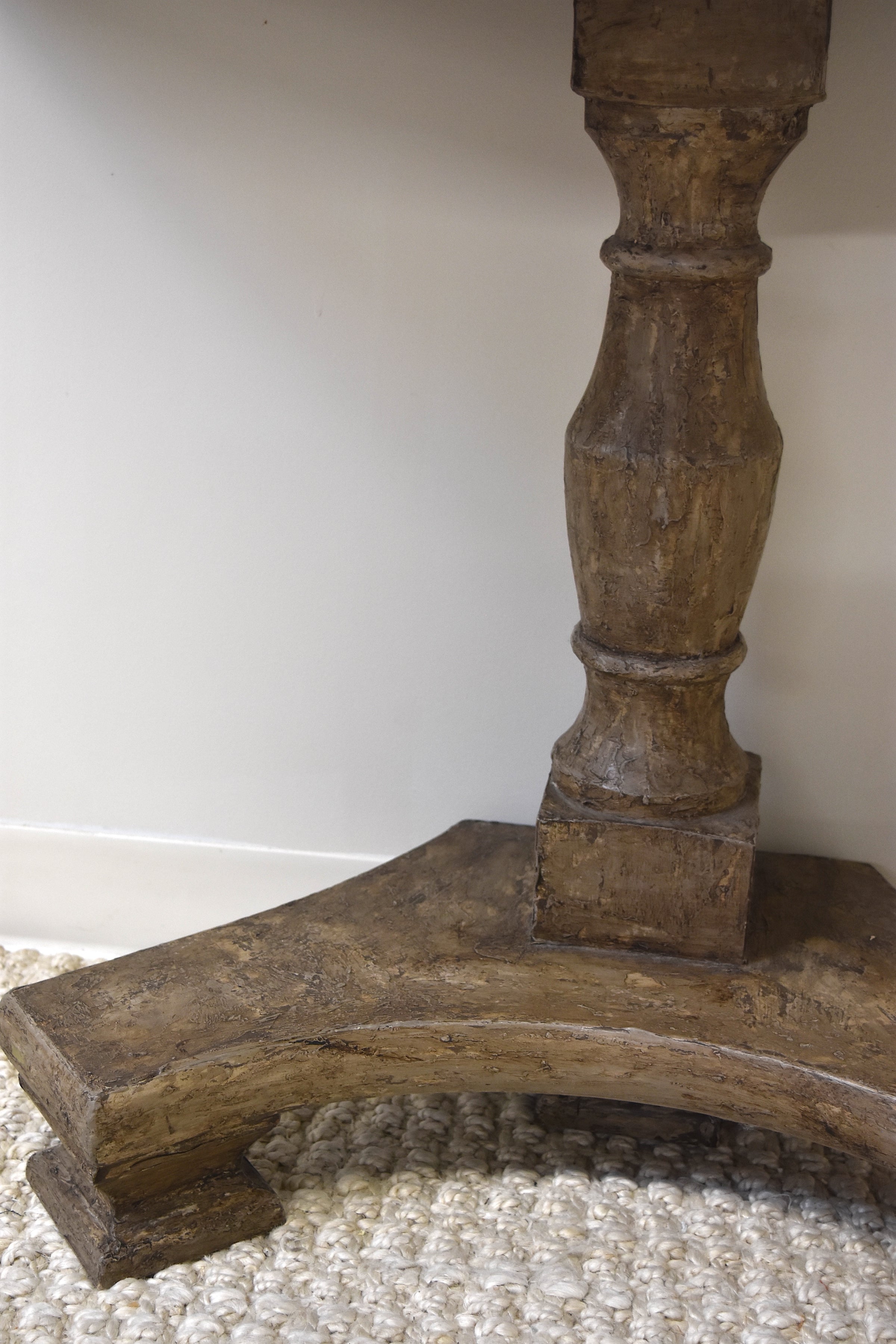 Vintage Painted Demilune