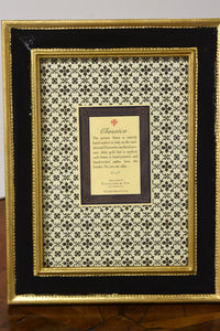 5" x 7" Black Classico Florentine Frame