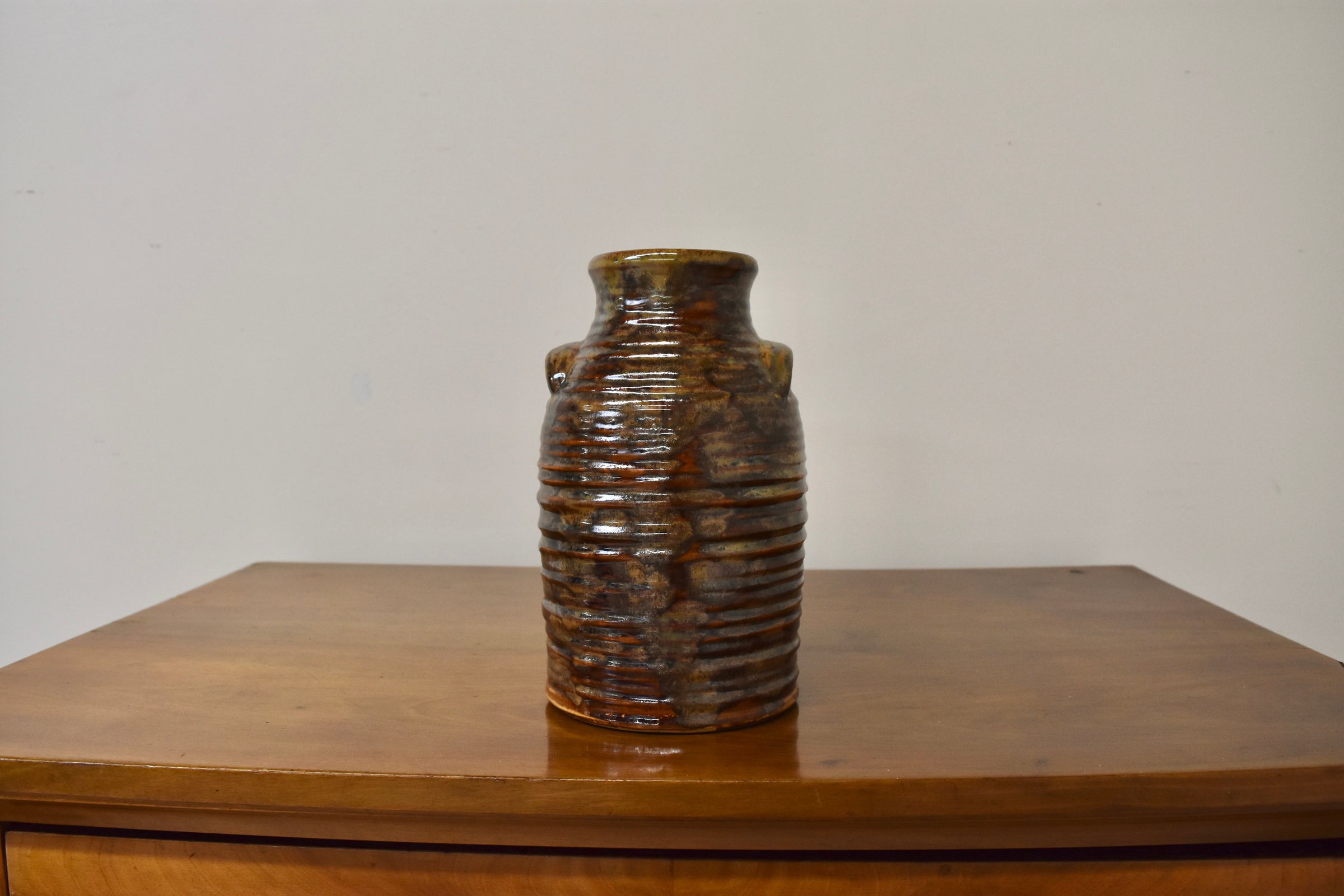 Brown Pottery Vase