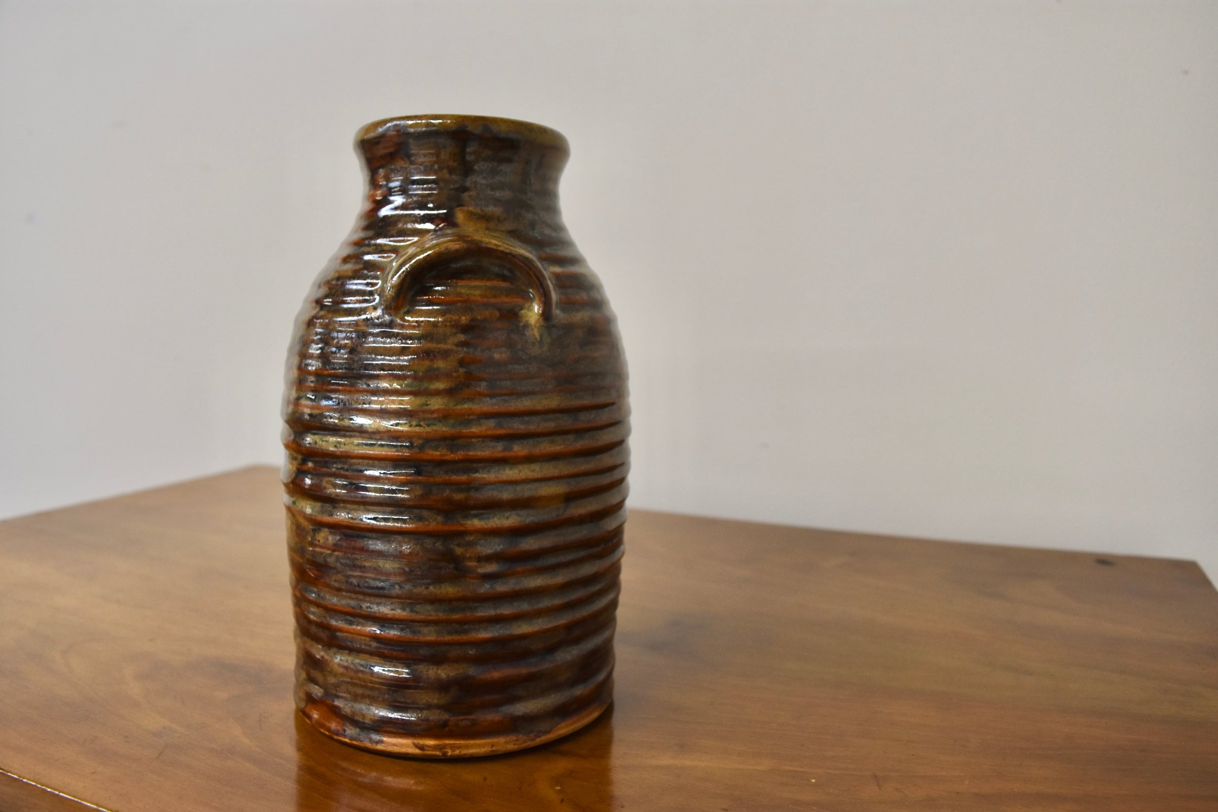 Brown Pottery Vase