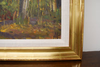 Oil Wooded Path Landscape by Russian Artist Pachenko