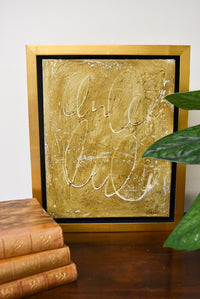 Gold Abstract by Vicki Sides
