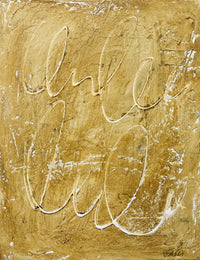 Gold Abstract by Vicki Sides