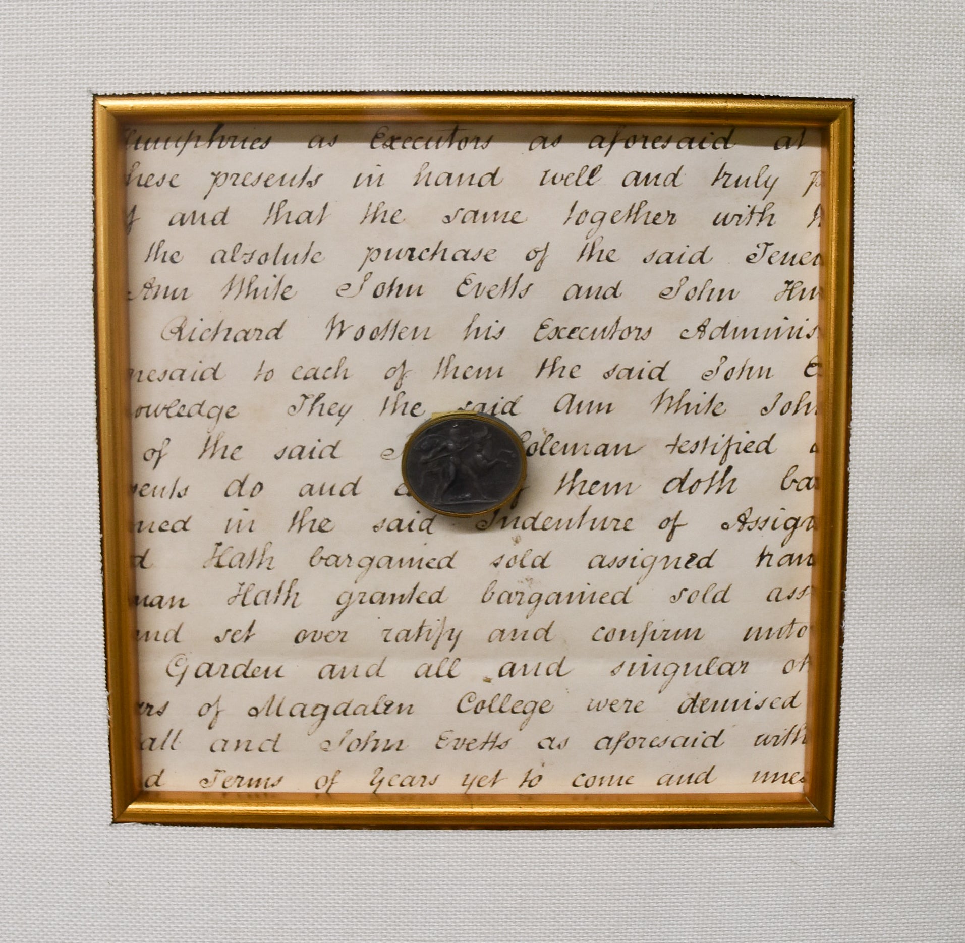 Framed Basalt Intaglios