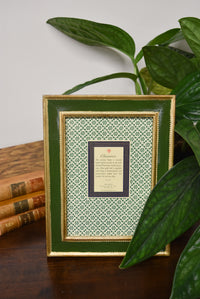 5" x 7" Green Classico Florentine Frame