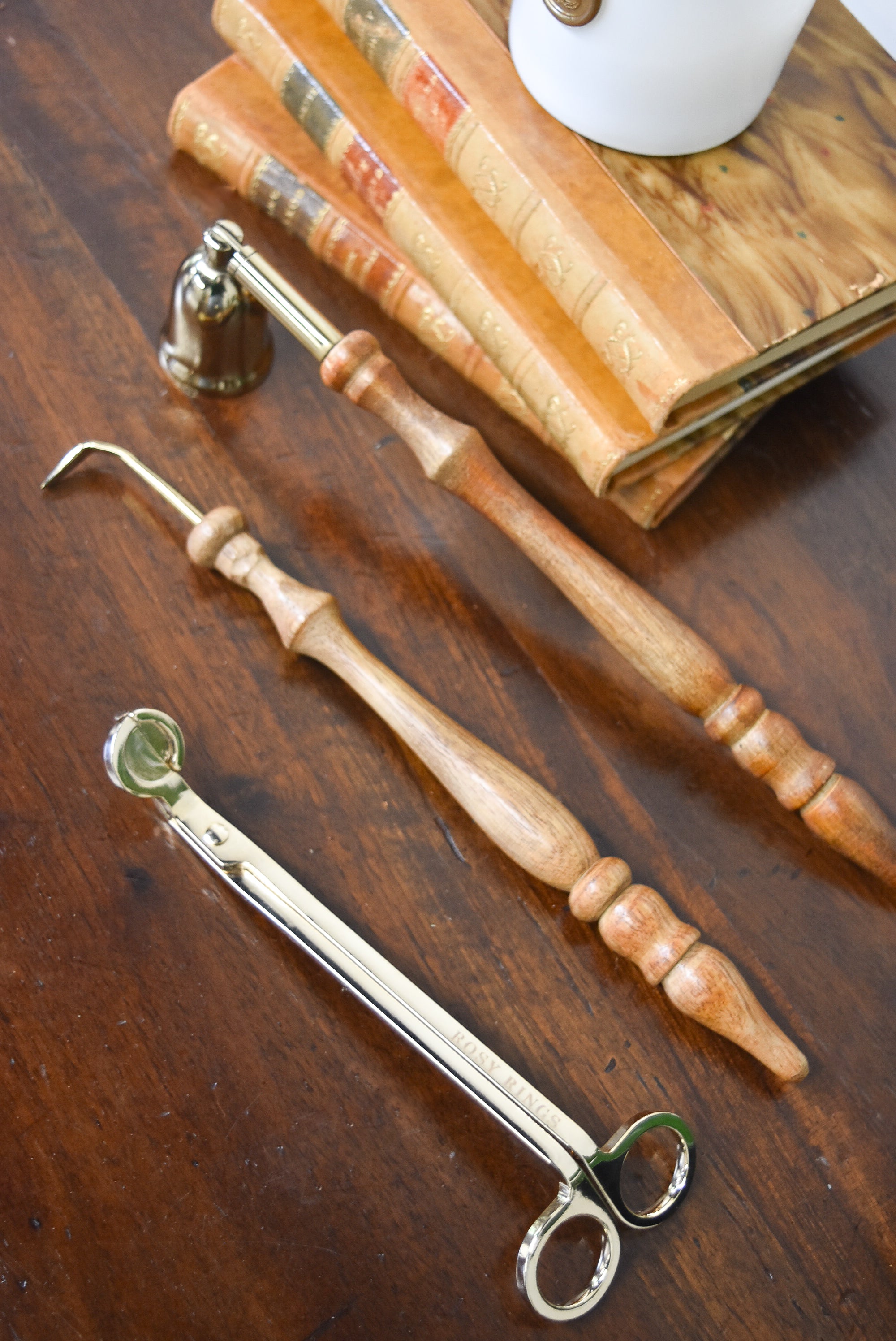 Wooden Candle Accessories Set