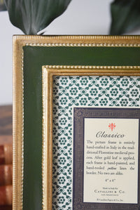 4" x 6" Green Classico Florentine Frame