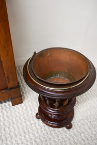 19th Century English Regency Mahogany Jardiniere Planter
