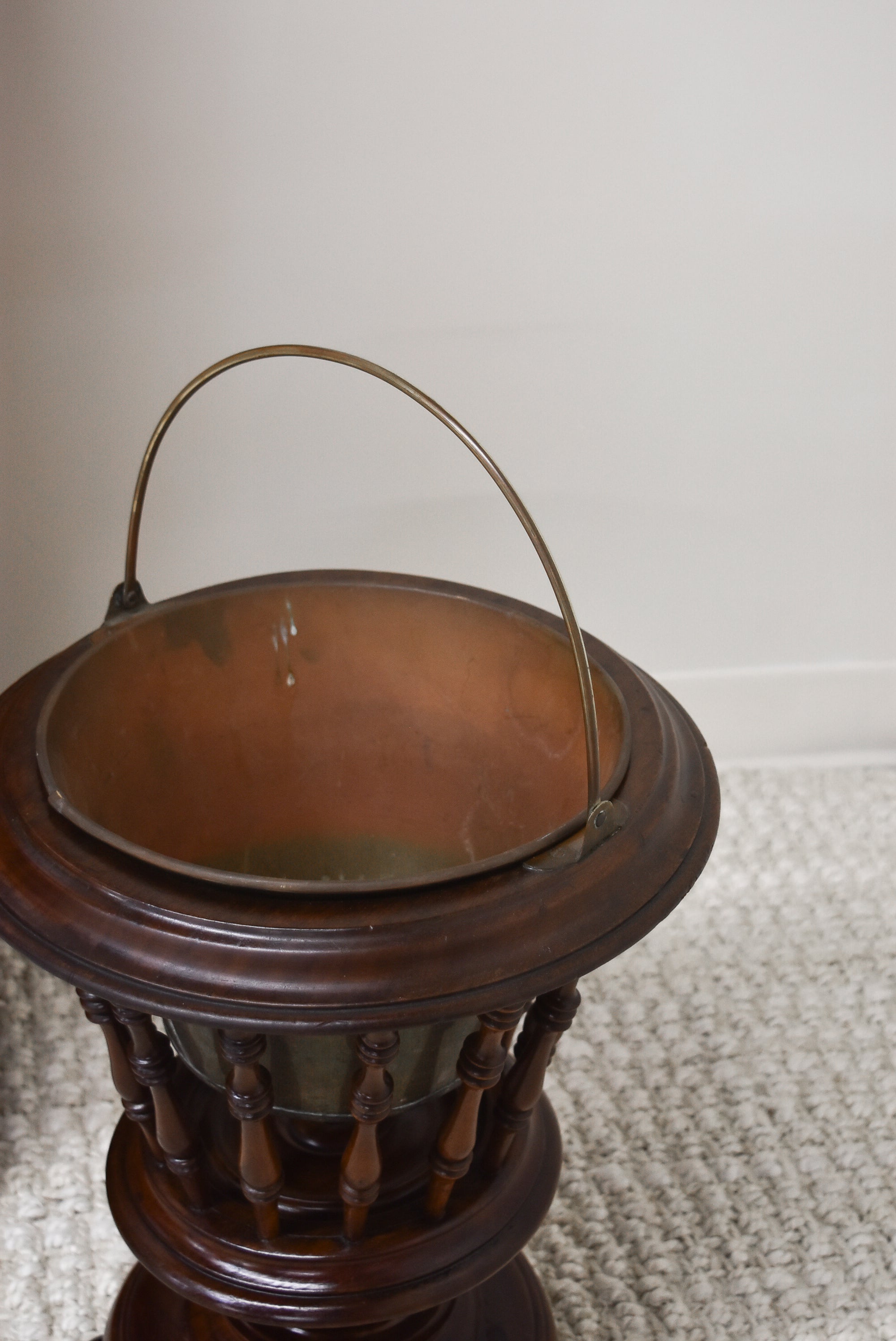 19th Century English Regency Mahogany Jardiniere Planter