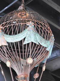 Vintage Hot Air Balloon Chandelier