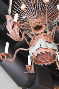 Vintage Hot Air Balloon Chandelier