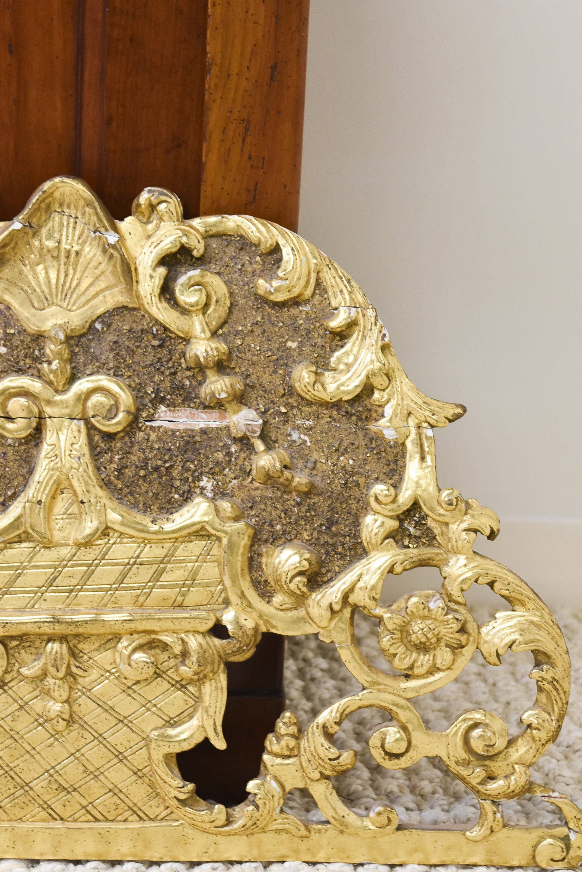 18th Century Giltwood Fragment