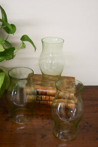 Set of 3 Green Hourglass Hurricanes