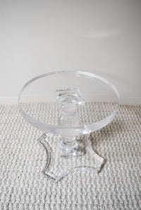 Corinthian Acrylic Side Table