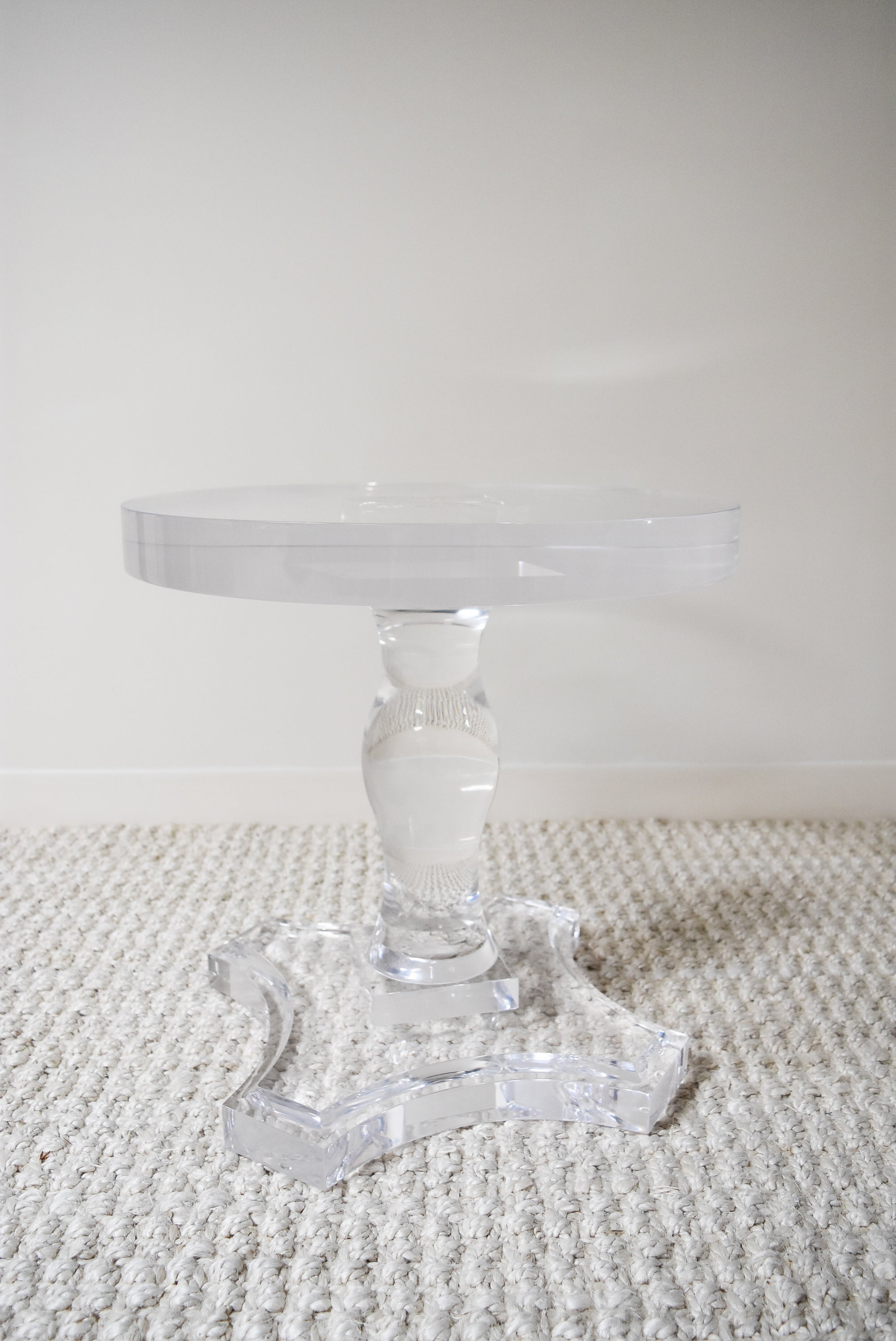 Corinthian Acrylic Side Table