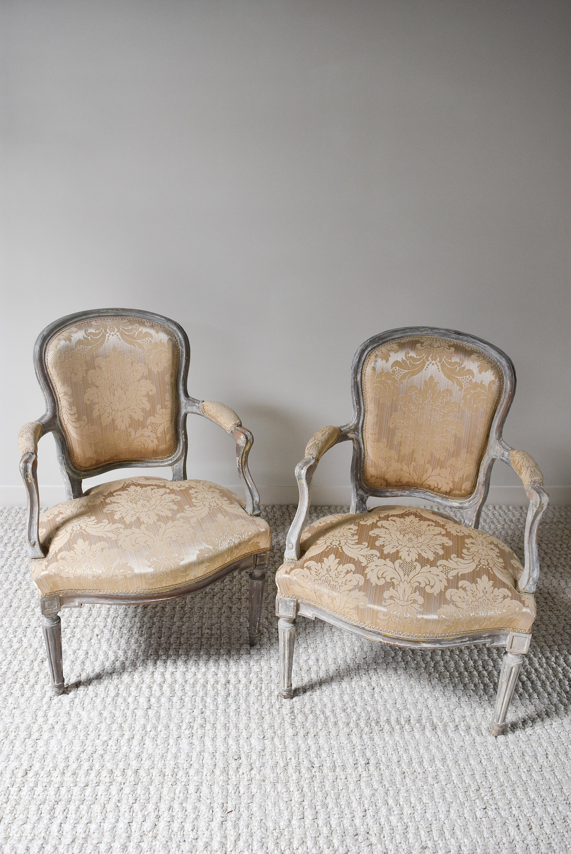 Pair of Louis XVI Painted Chairs
