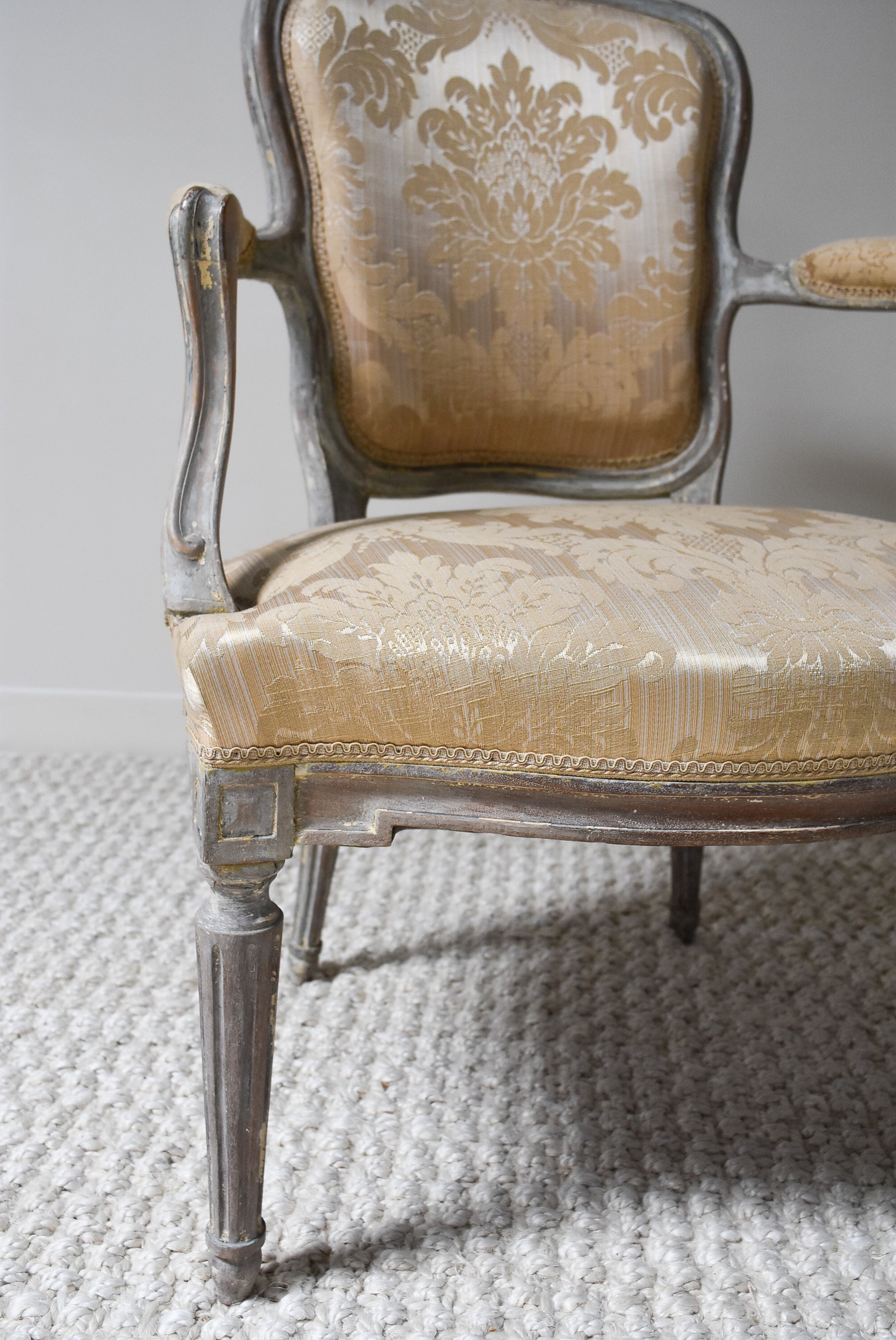 Pair of Louis XVI Painted Chairs