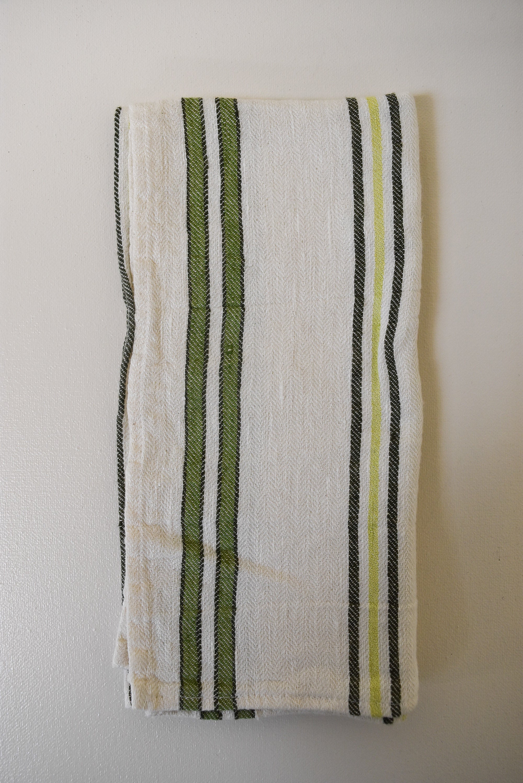 Italian Green Bistro Stripe Napkin