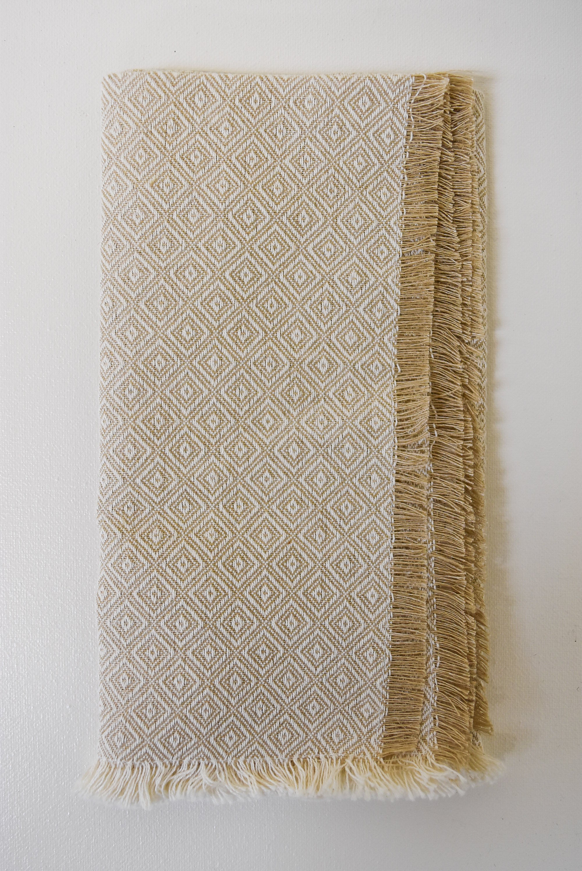 Pienza Cafe Napkin with Short Fringe