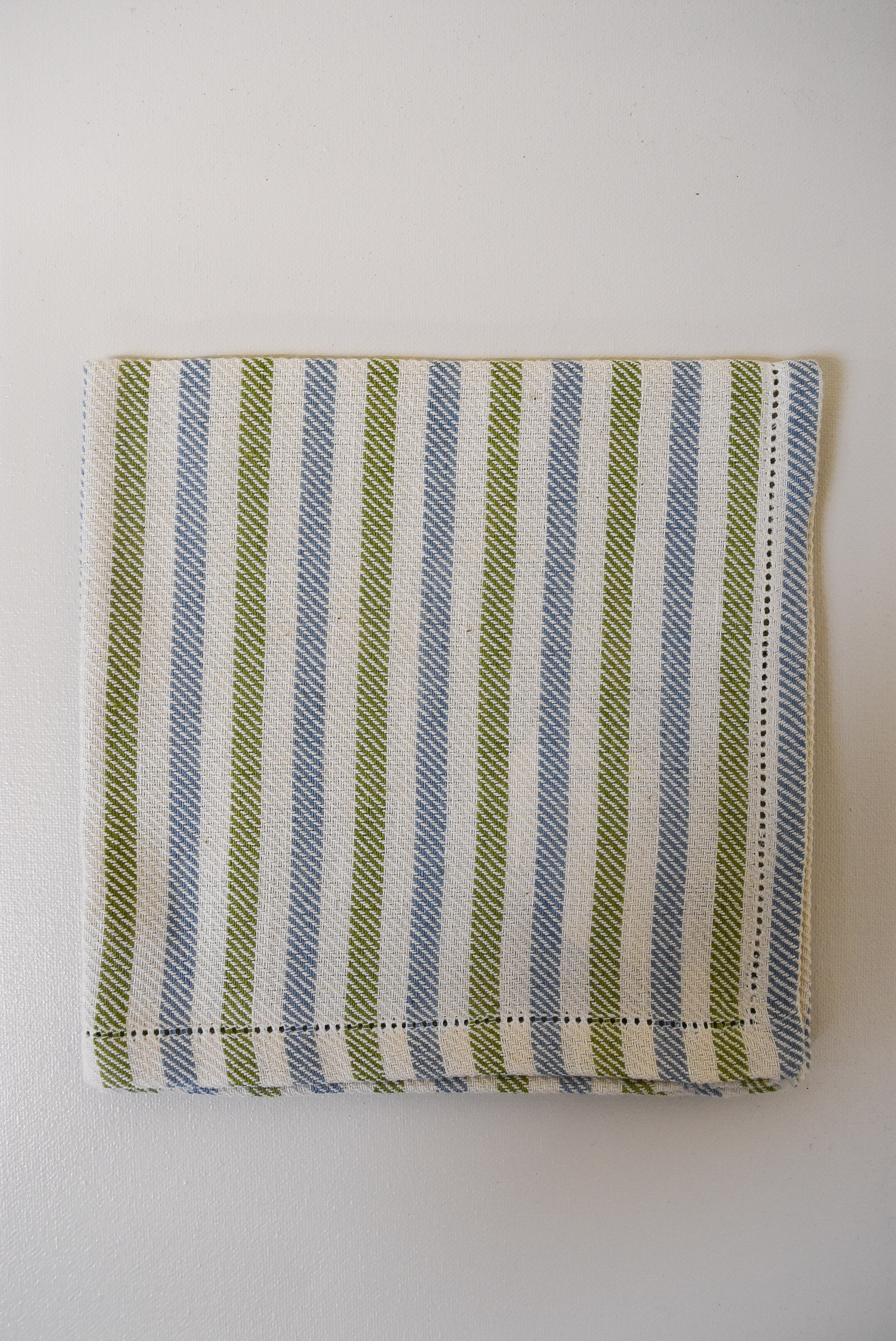 Pomelo Blue & Green Stripe Napkin