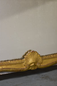 18th Century Provencal Giltwood and Painted Mirror