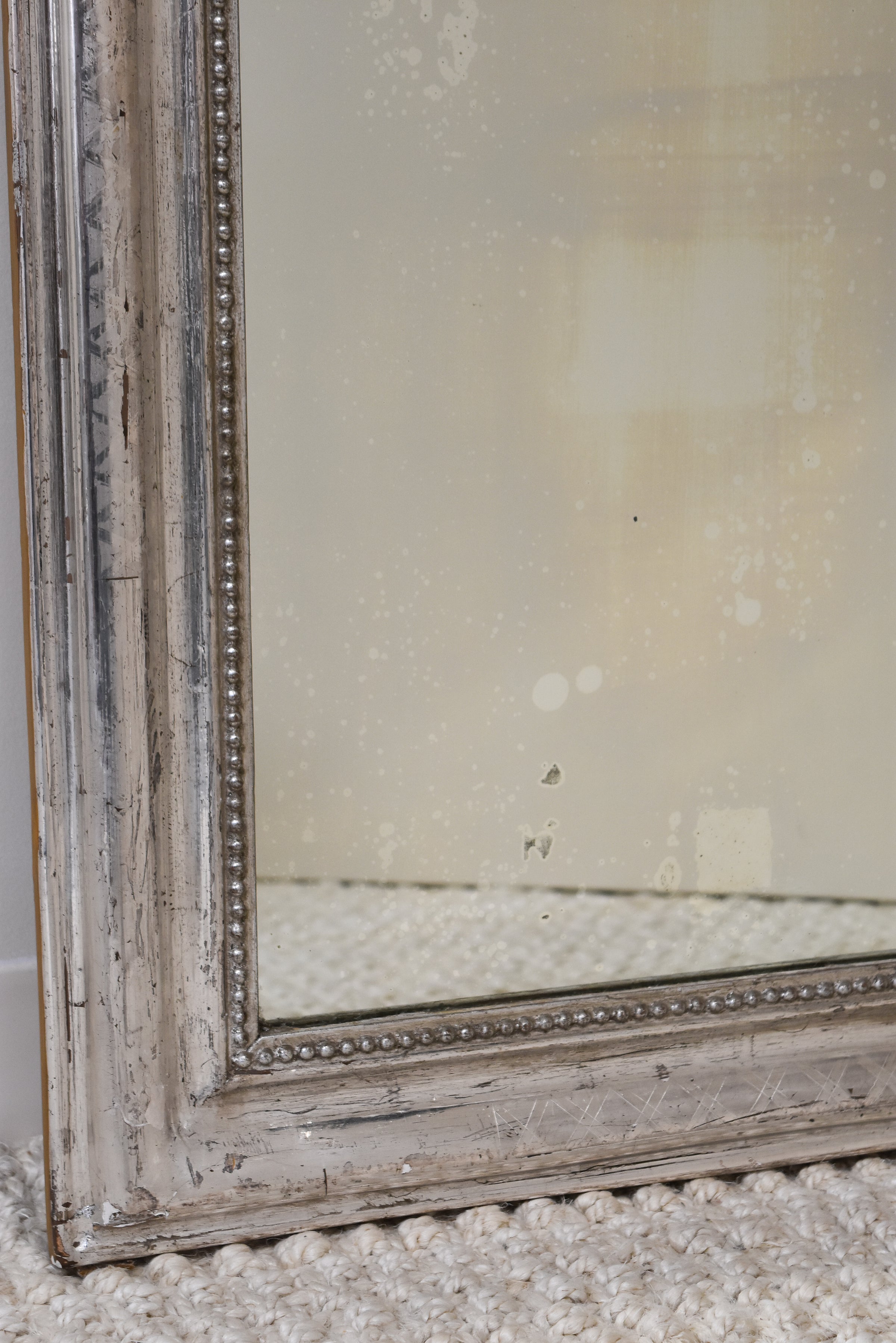 Silver Louis Philippe Mirror