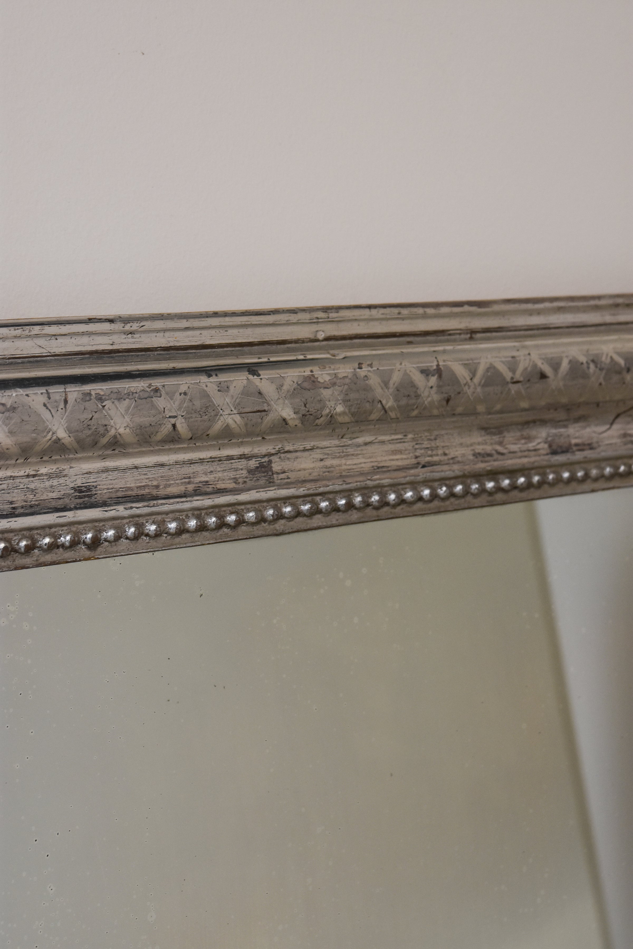 Silver Louis Philippe Mirror