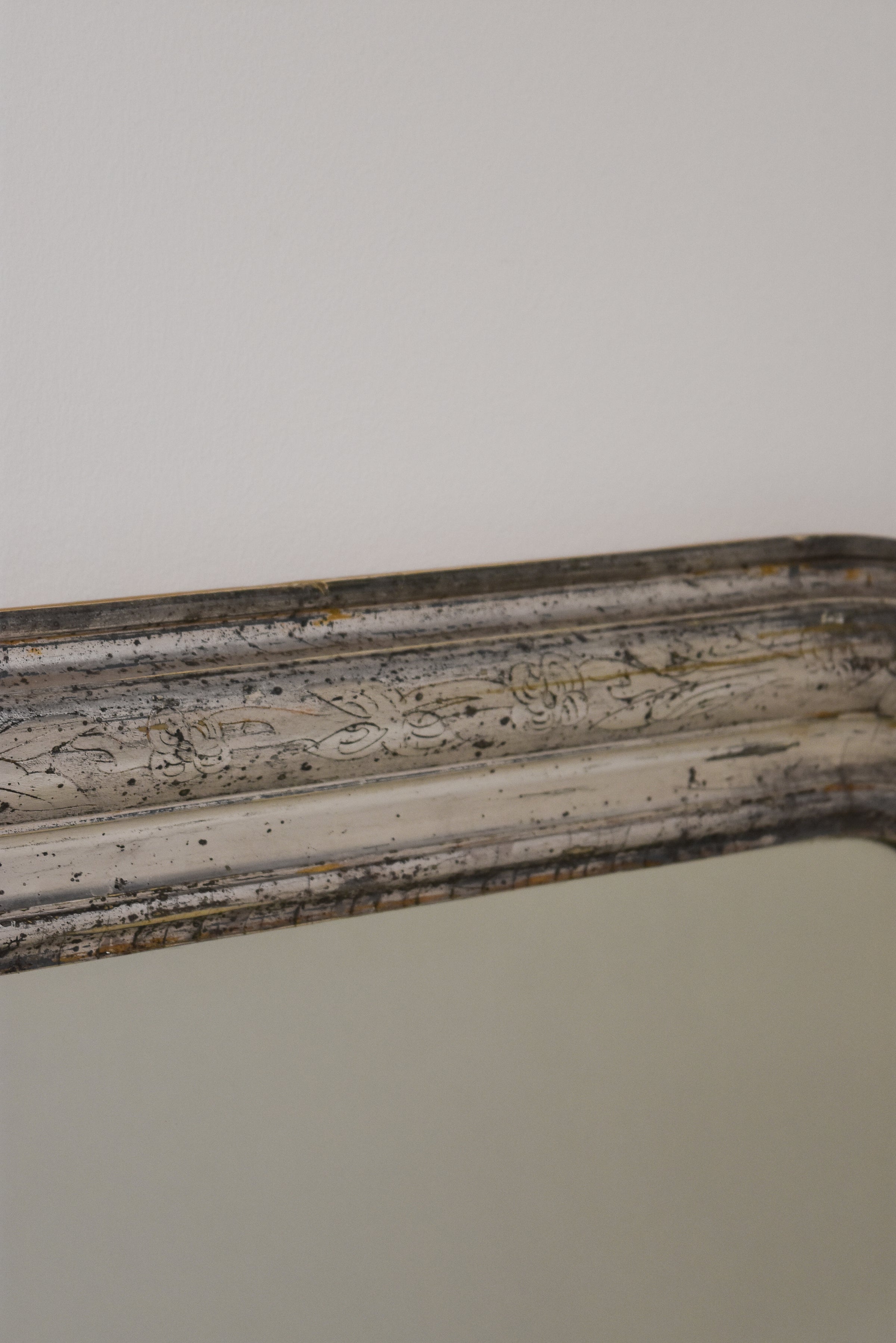 Silver Louis Philippe Mirror