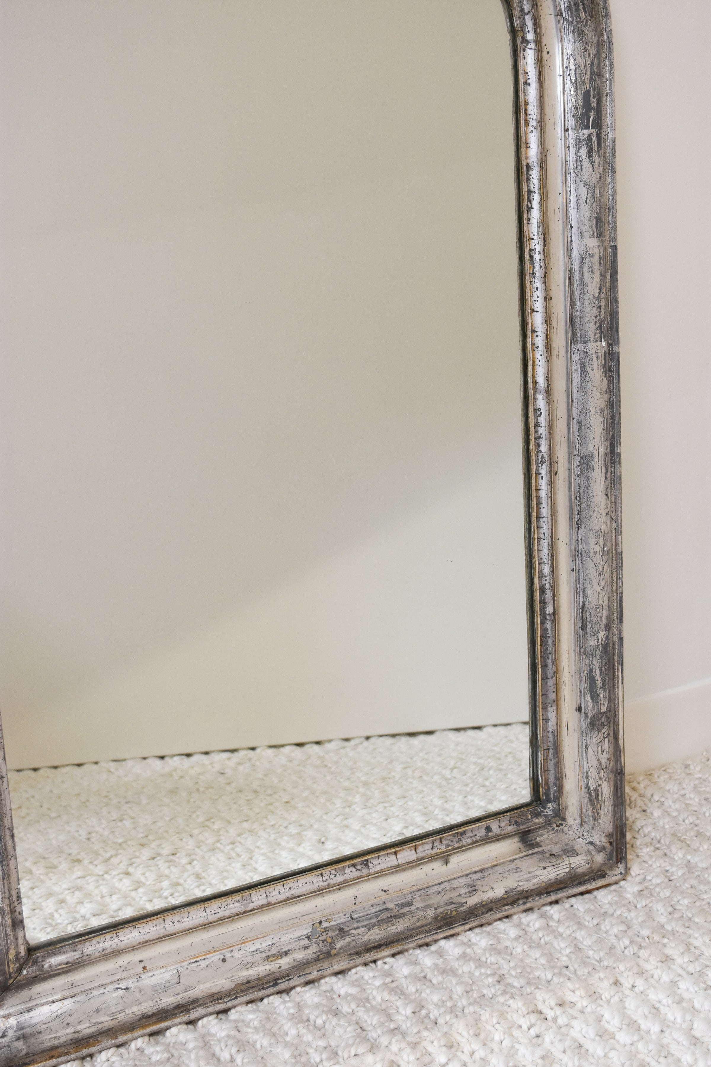 Silver Louis Philippe Mirror