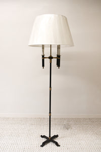 Early 20th Century Green Empire Floor Lamp