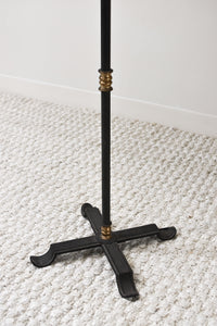 Early 20th Century Green Empire Floor Lamp