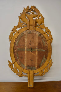French Brown Giltwood Barometer