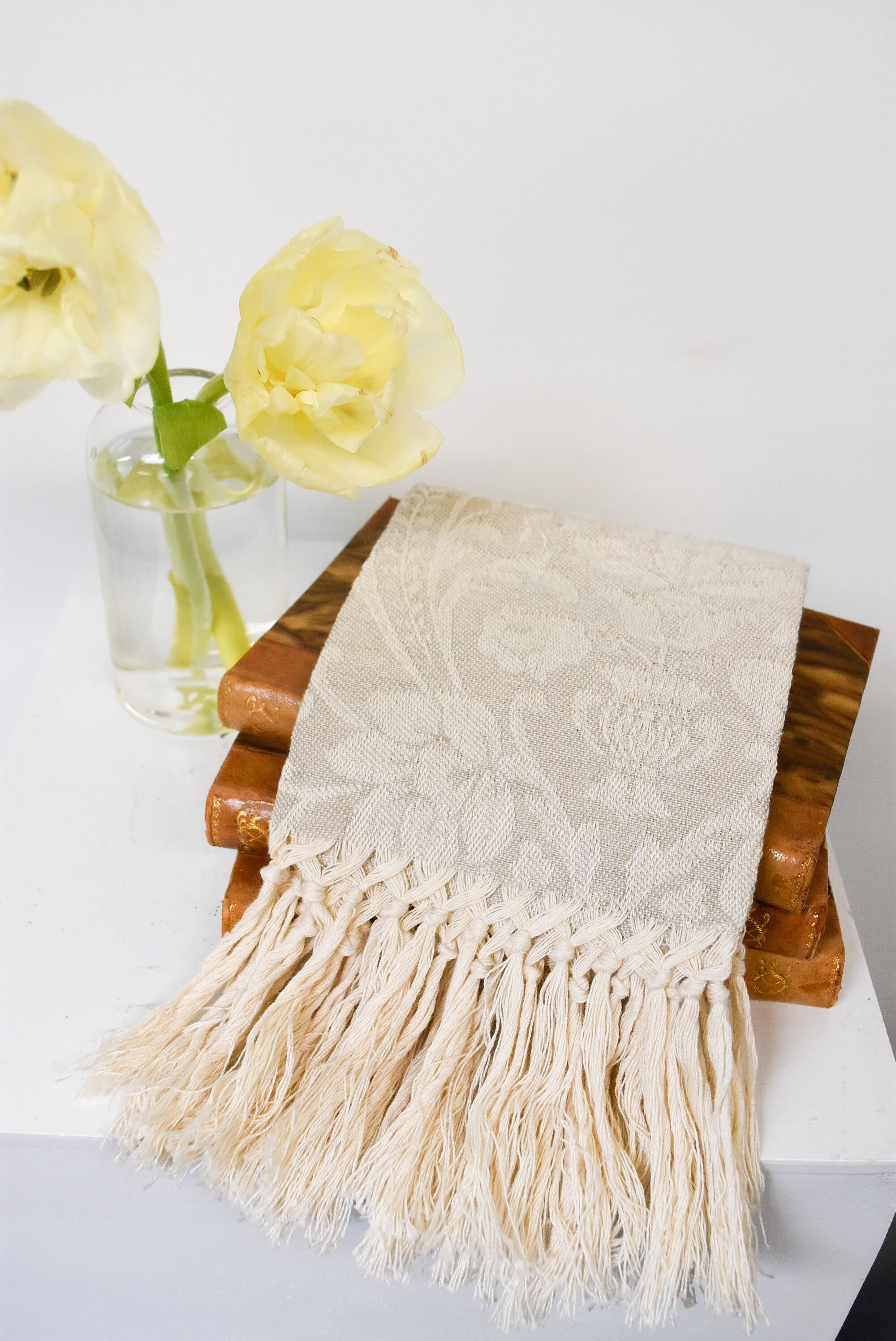 Italian Taupe Donna Di Coppe Busatti Hand Towel