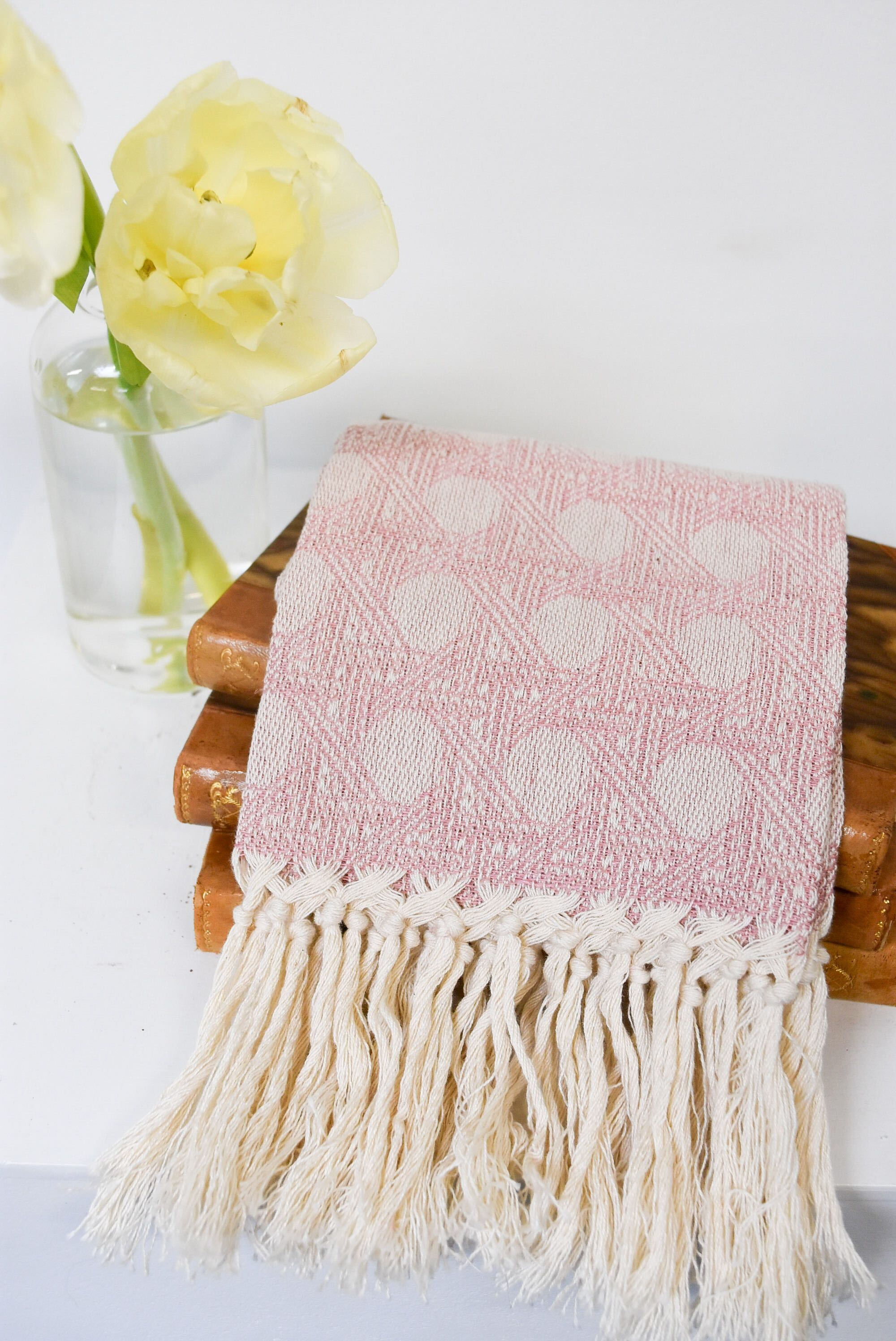 Italian Pink Gioco Di Vienna Busatti Hand Towel