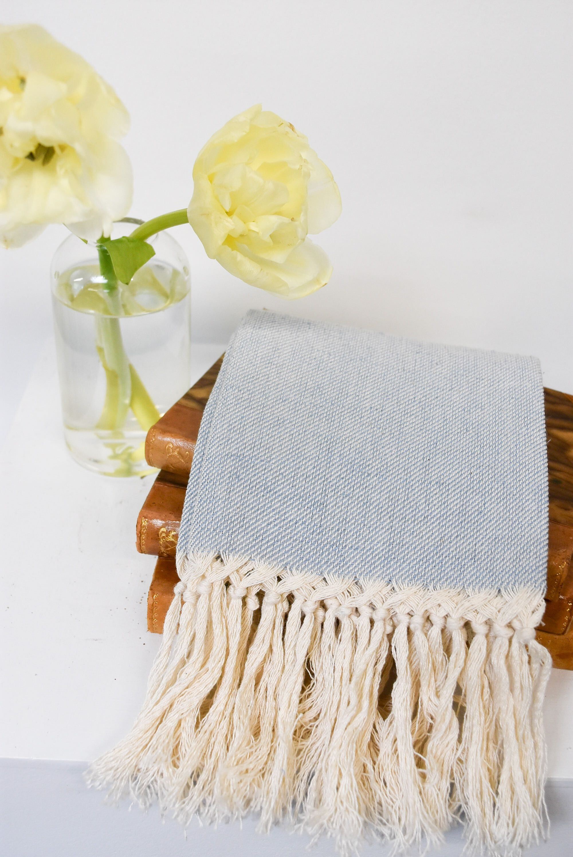 Italian Blue Briscola Busatti Hand Towel